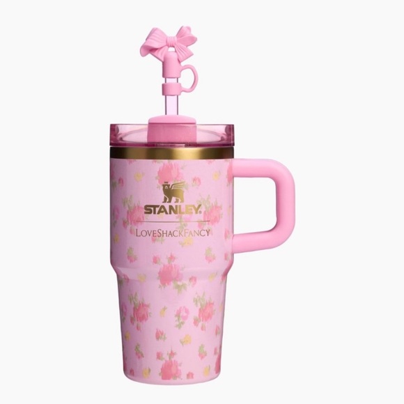 STANLEY 1913 X LOVESHACKFANCY QUENCHER FLOWSTATE™ TUMBLER WITH HANDLE 20 OZ - Picture 9 of 11